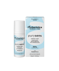 Purysens CREMA VISO PURIFICANTE Riequilibrante Anti-Imperfezioni 50 ml – L’Erboristica