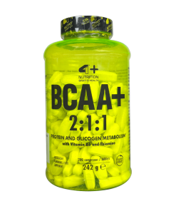 4+ Nutrition BCAA+ 2:1:1 Aminoacidi ramificati 200cpr