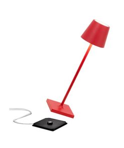 ZAFFERANO Poldina PRO MICRO Lampada da Tavolo Rosso
