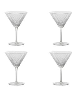 ZAFFERANO Veneziano Mixology 4 Calici Martini
